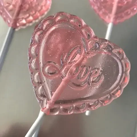 Lacy Love Heart Lollipop
