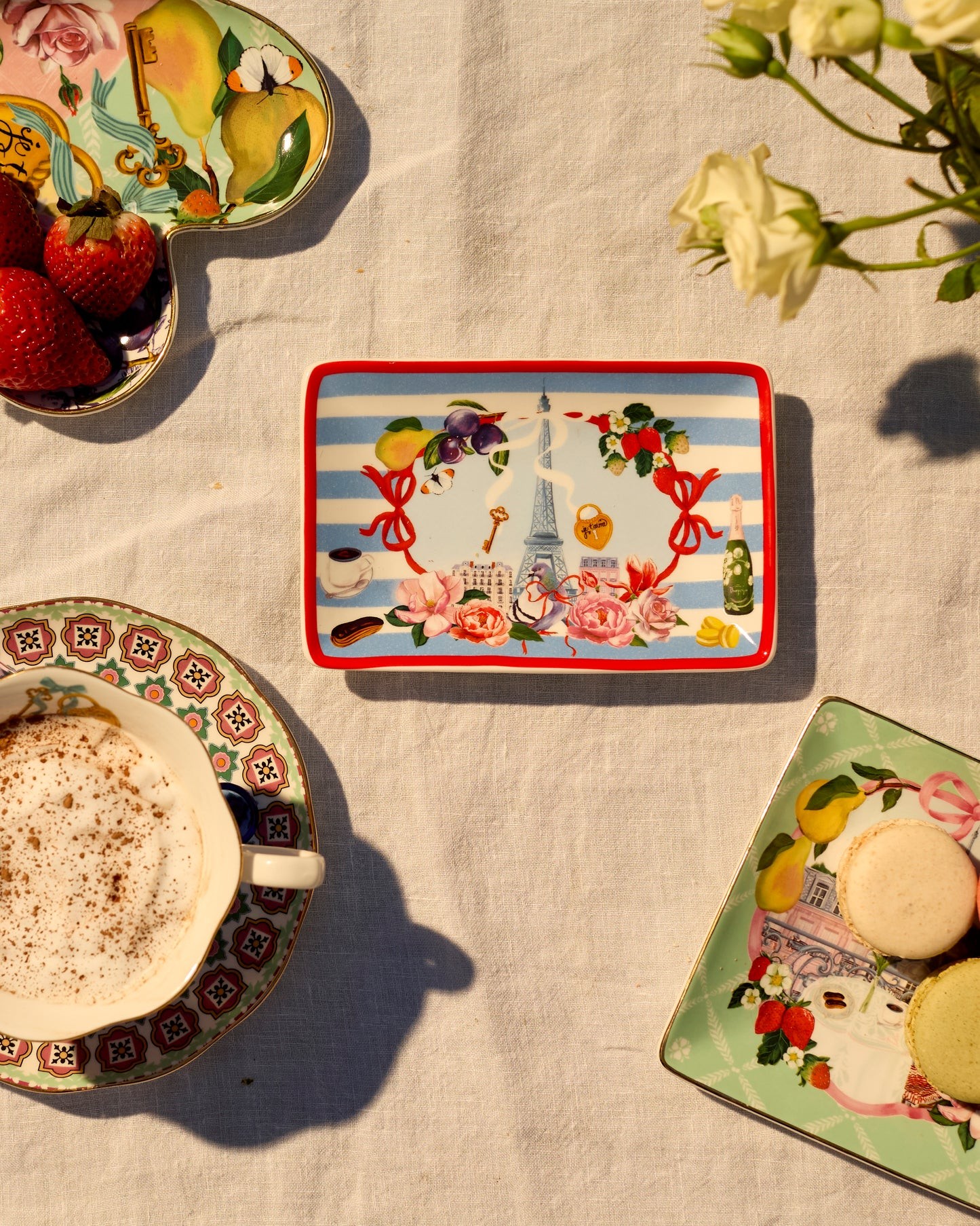 Rectangle Trinket Tray - Je t'aime Paris