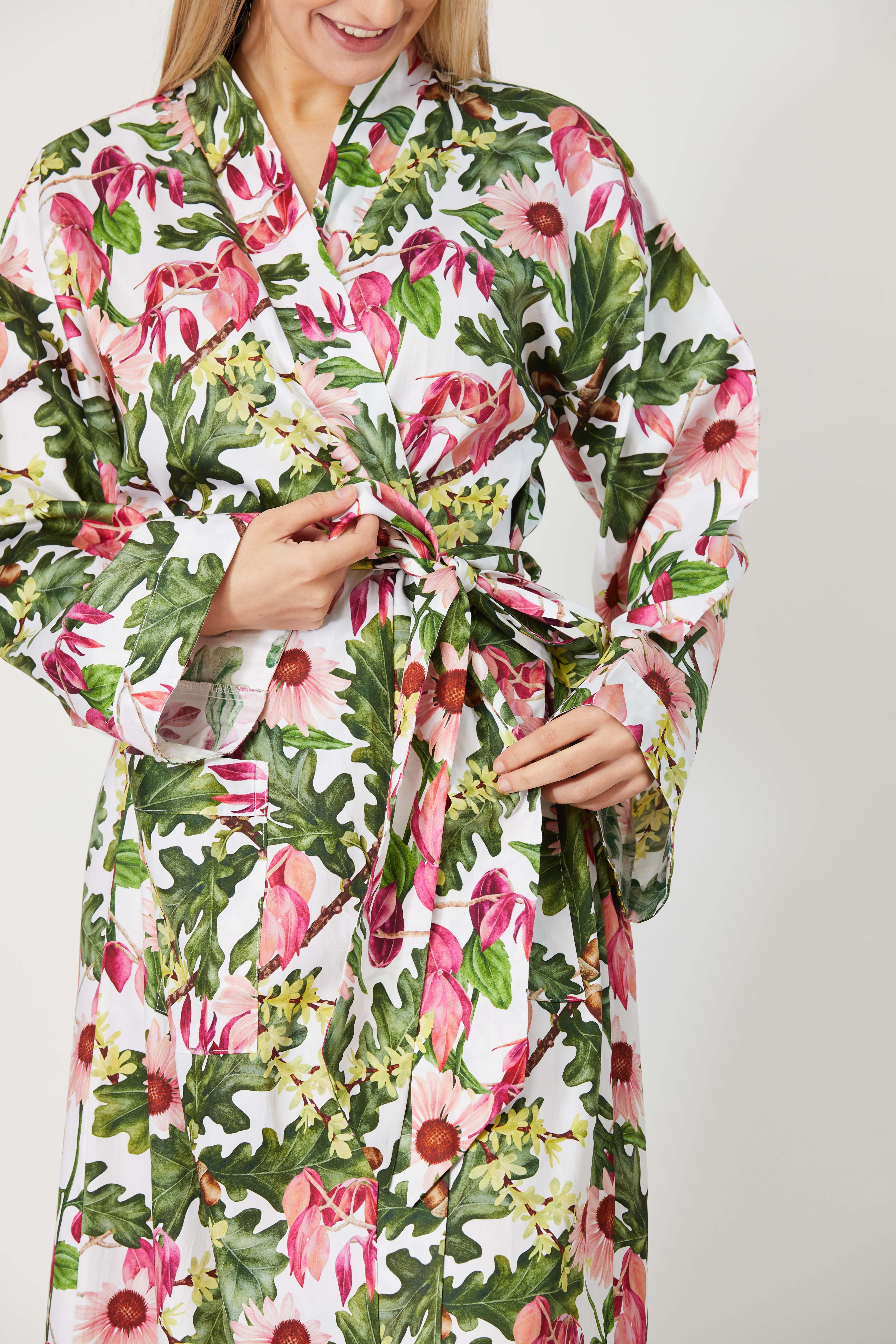 Botanic Cotton Robe