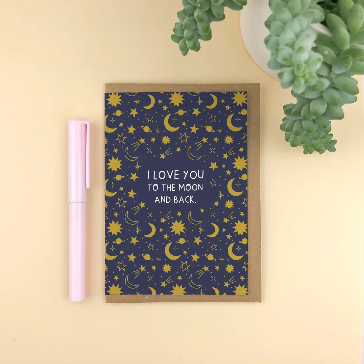 I Love You to the Moon and Back Card
