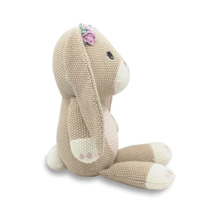 Whimsical Knitted Toy - Amelia the Bunny