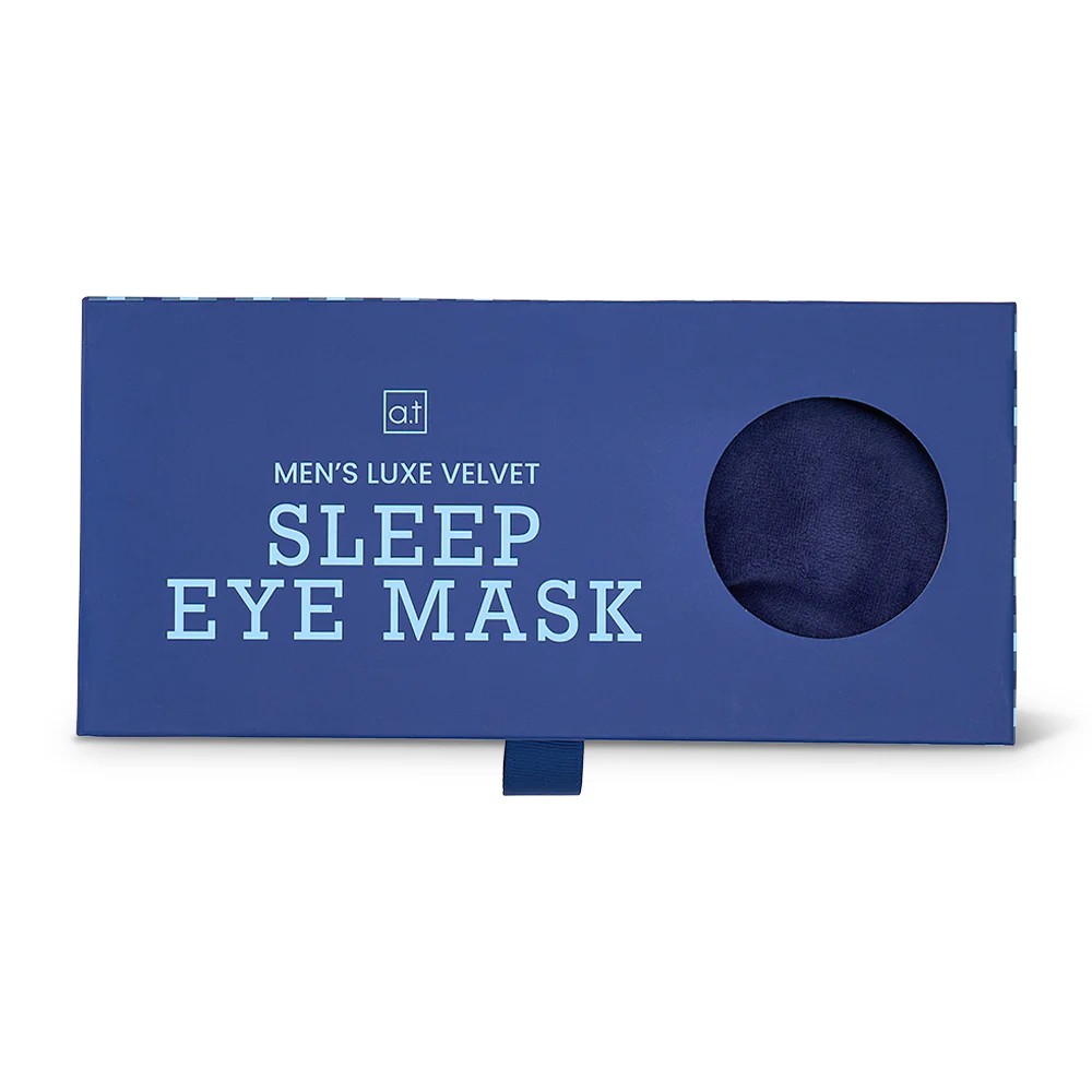 Mens Luxe Velvet Sleep Eye Mask