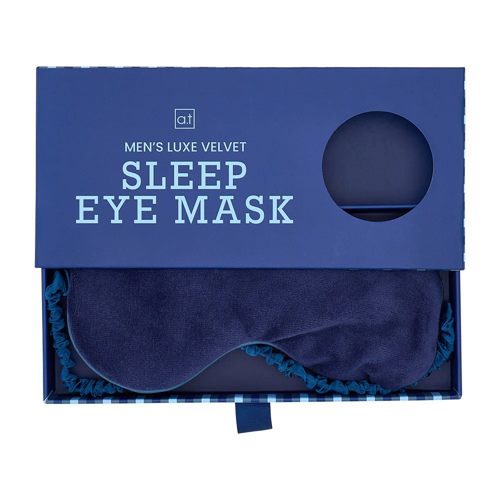 Mens Luxe Velvet Sleep Eye Mask