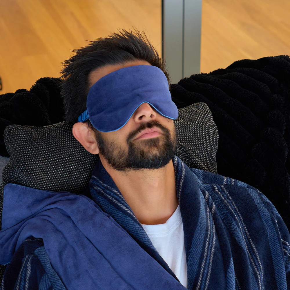 Mens Luxe Velvet Sleep Eye Mask