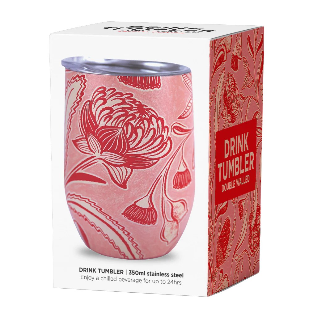 Double Walled Drink Tumbler 350ml - Trailing Natives