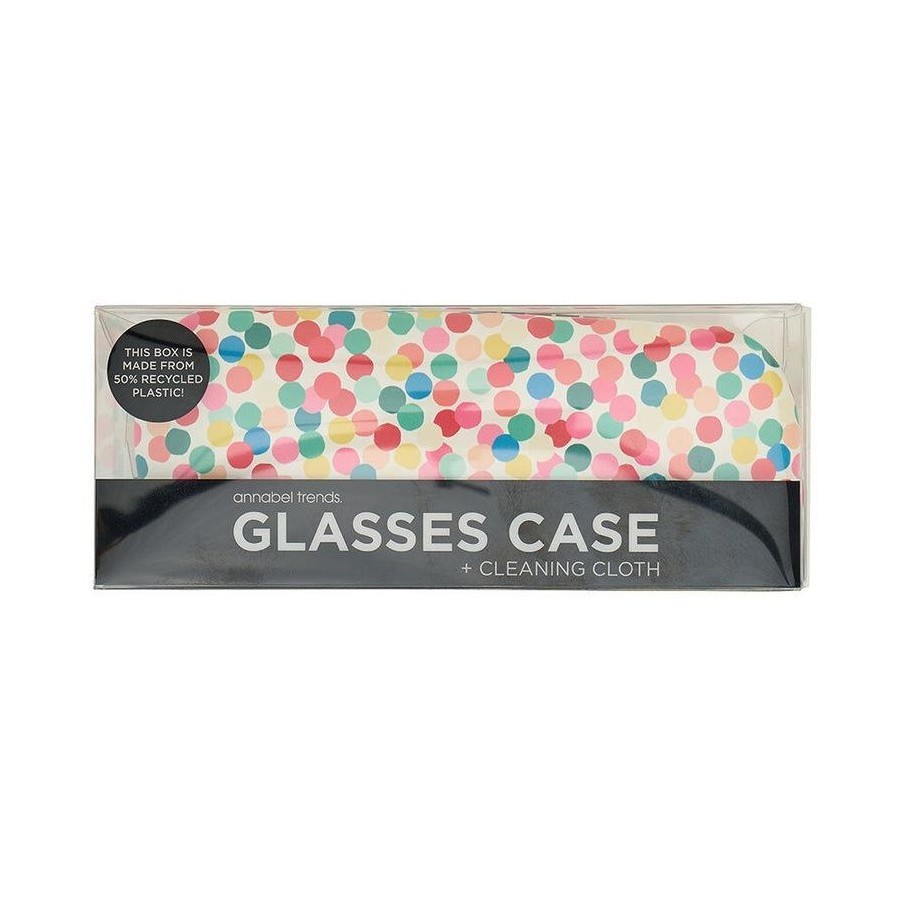 Glasses Case & Cleaning Cloth - Confetti