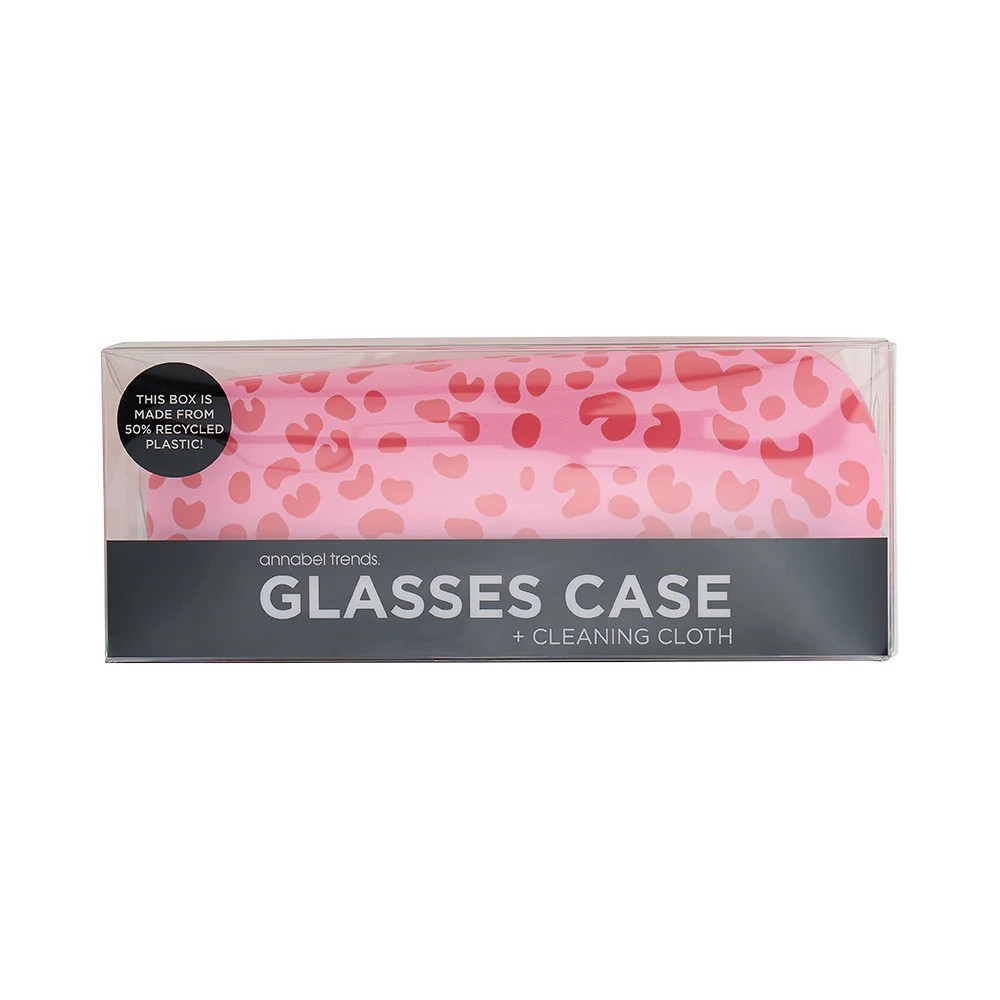 Glasses Case & Cleaning Cloth - Cheetah Spot
