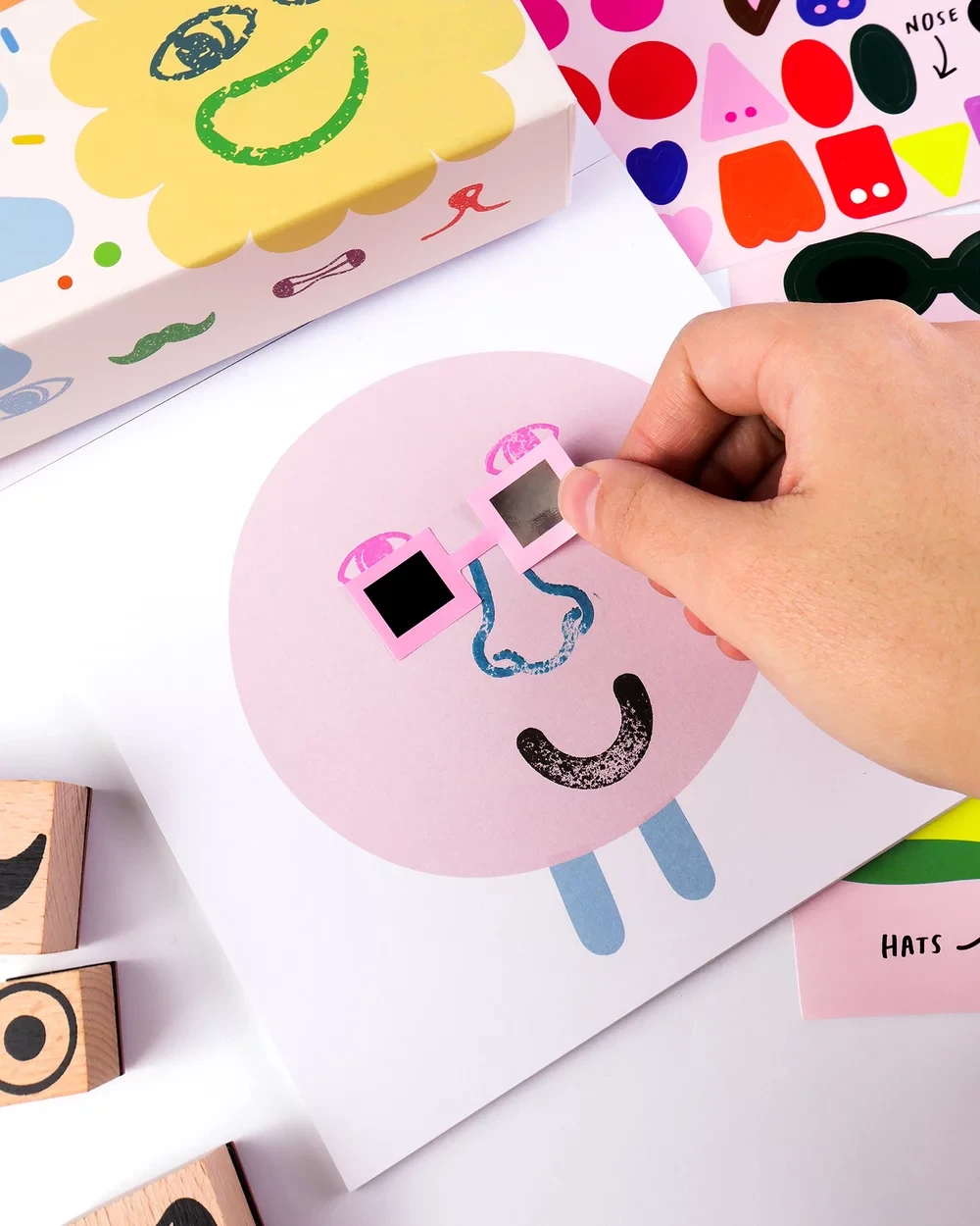 Stamp Kit Cool Faces