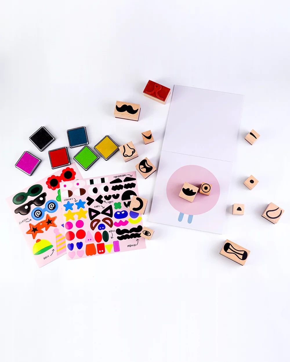 Stamp Kit Cool Faces