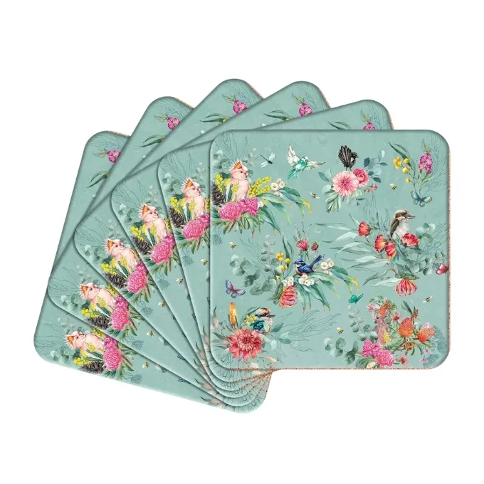 Flora & Fauna Coaster Set