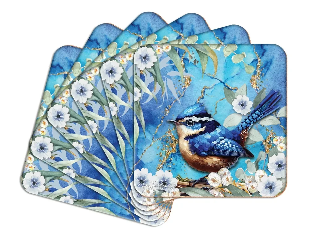 Cheeky Wrens Coaster Set
