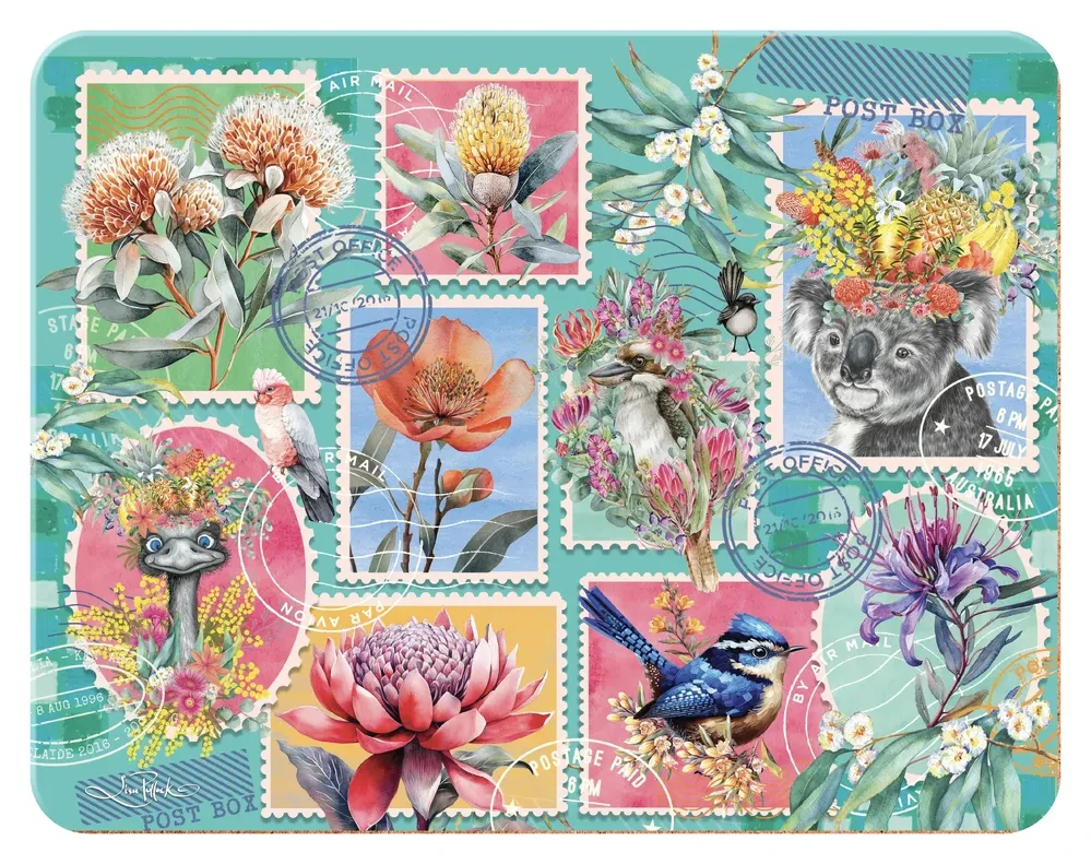 Pretty Postage Placemat Set