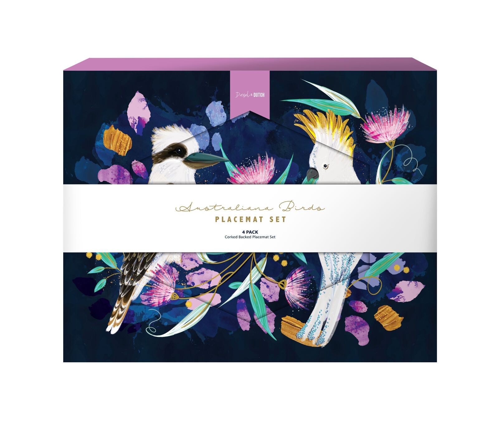 Australiana Birds Placemat Set of 4