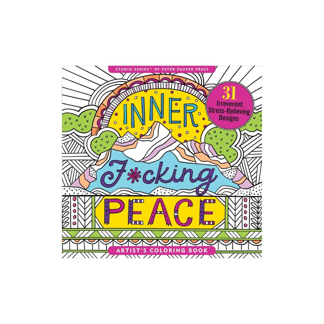 Artists Colouring Book - Inner F*cking Peace Books