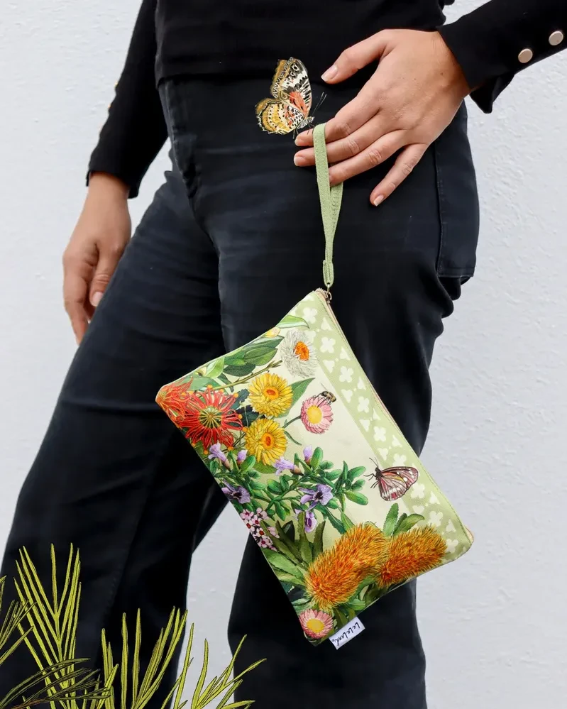 Clutch Purse - Botanical Blooms