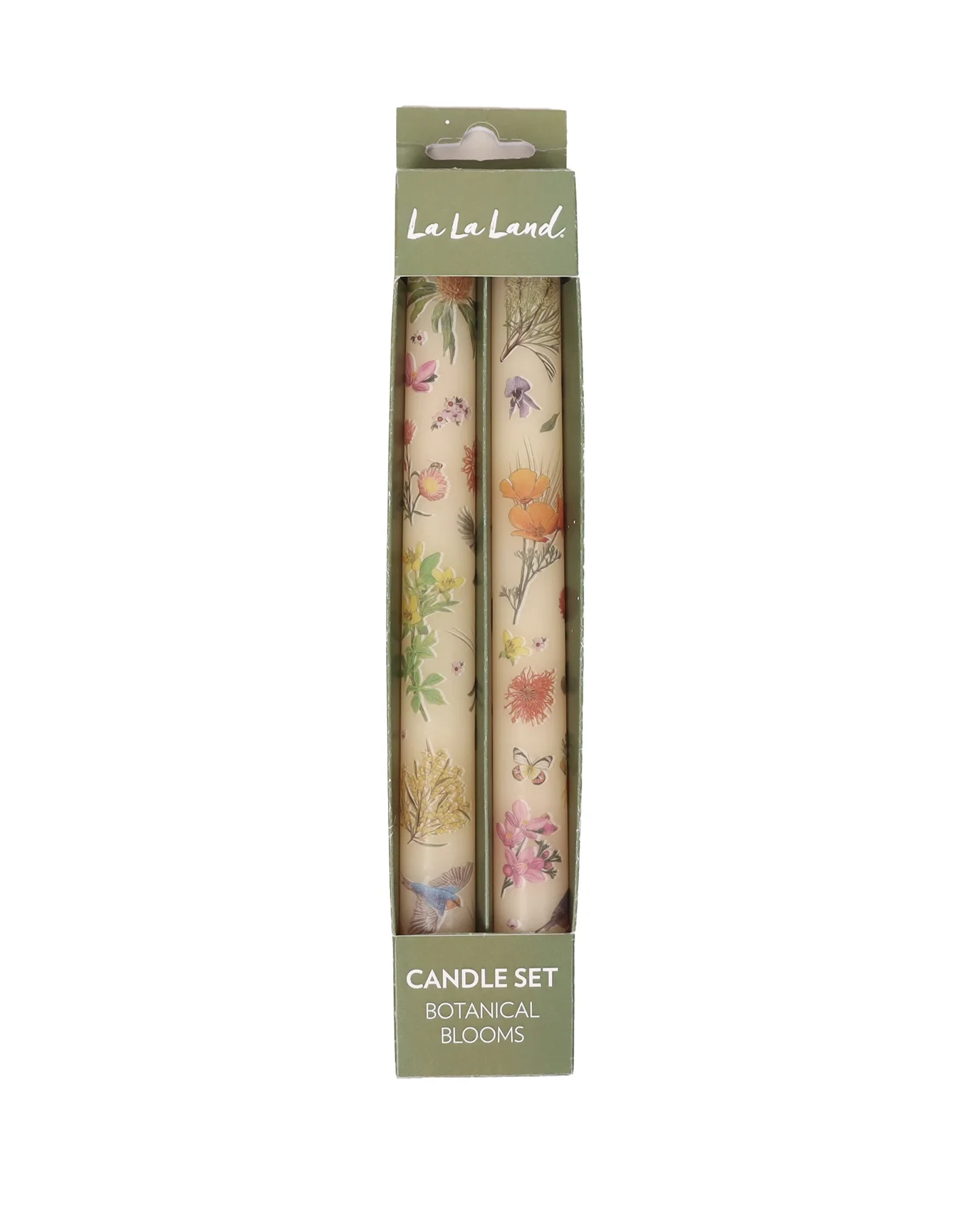 Tapered Candle Set - Botanical Blooms