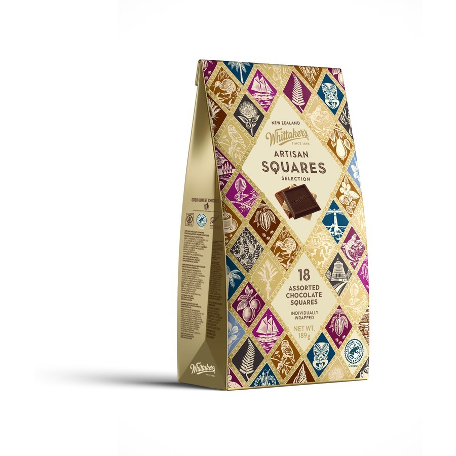 Whittakers Artisan Squares Assorted 189g