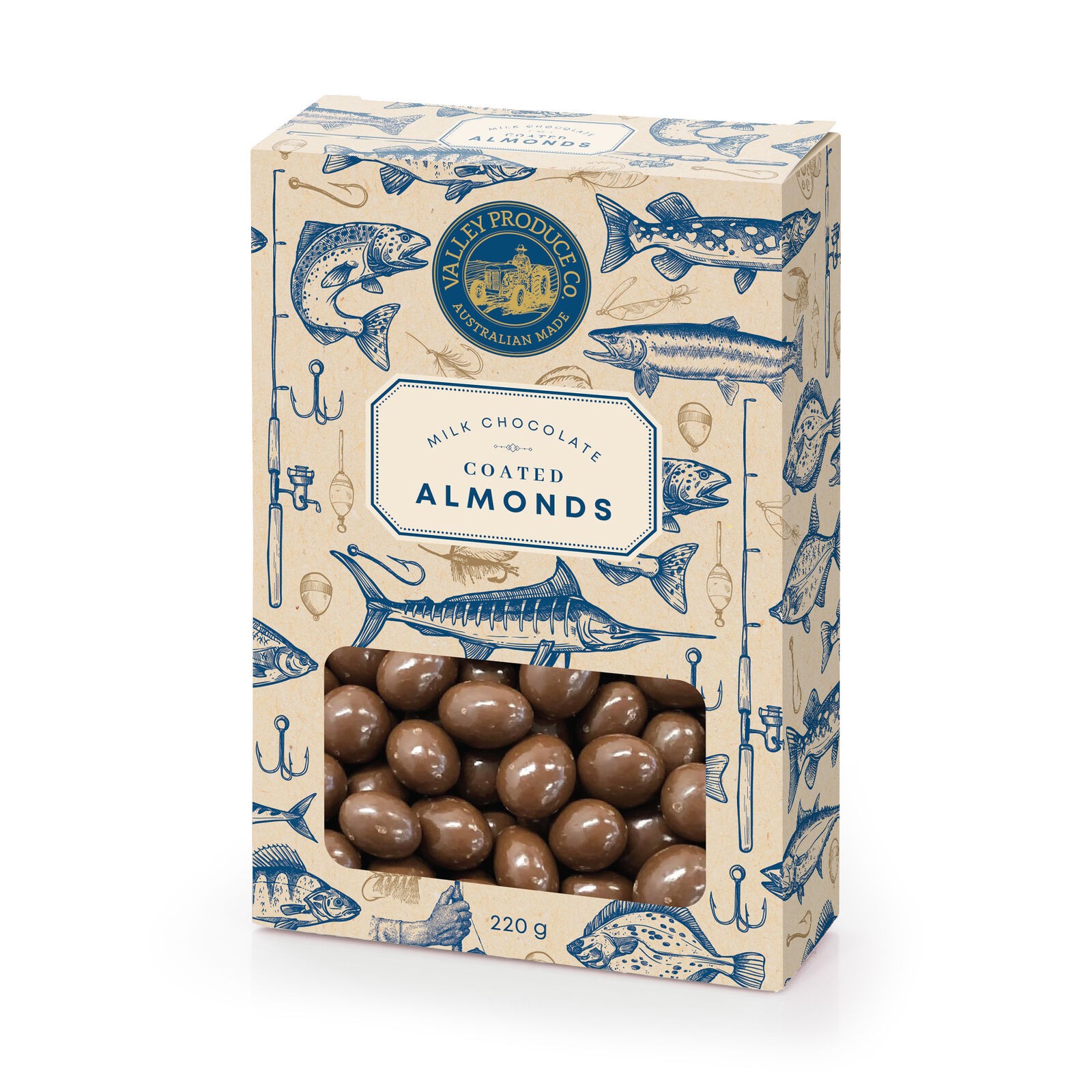 Milk Chocolate Coated Almonds Fishing