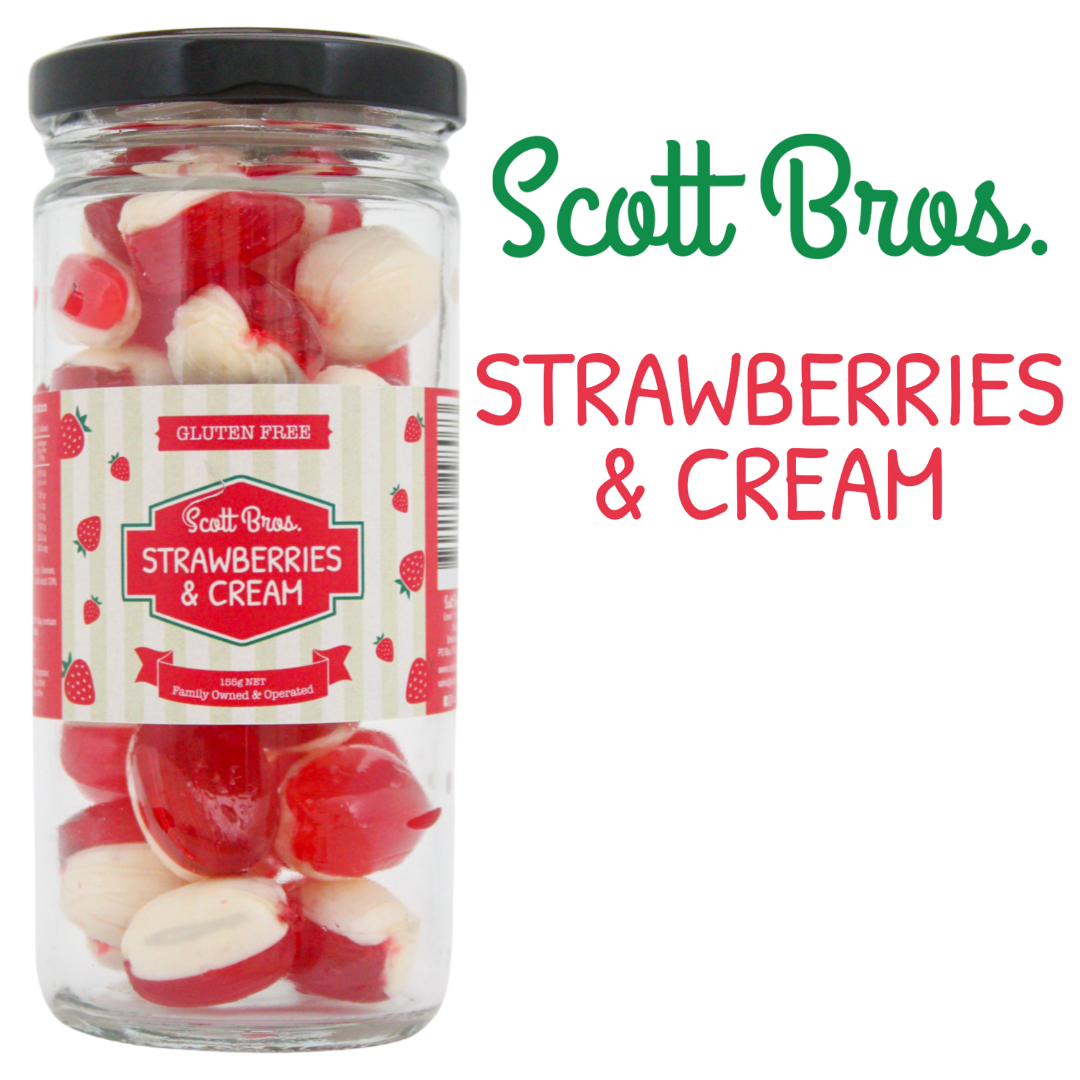 Strawberries & Cream Hard Candy