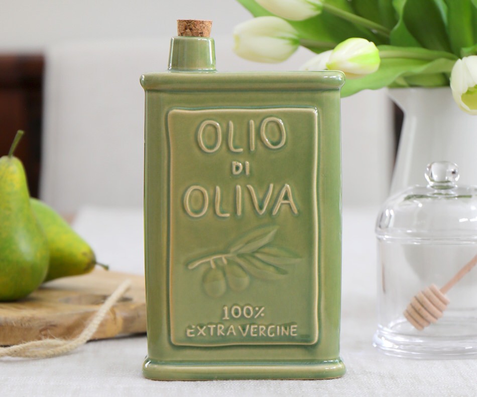 Olio Ceramic Olive Oil Bottle