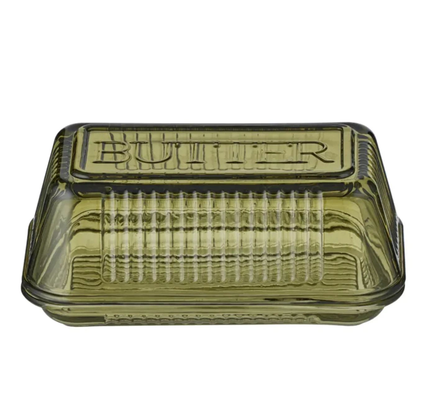 Lia Green Butter Dish