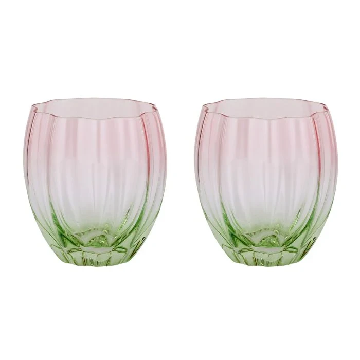 Lotti Set of 2 Tulip Tumbler Glasses