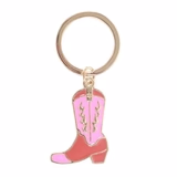Cowboy Boot Enamel Keyring