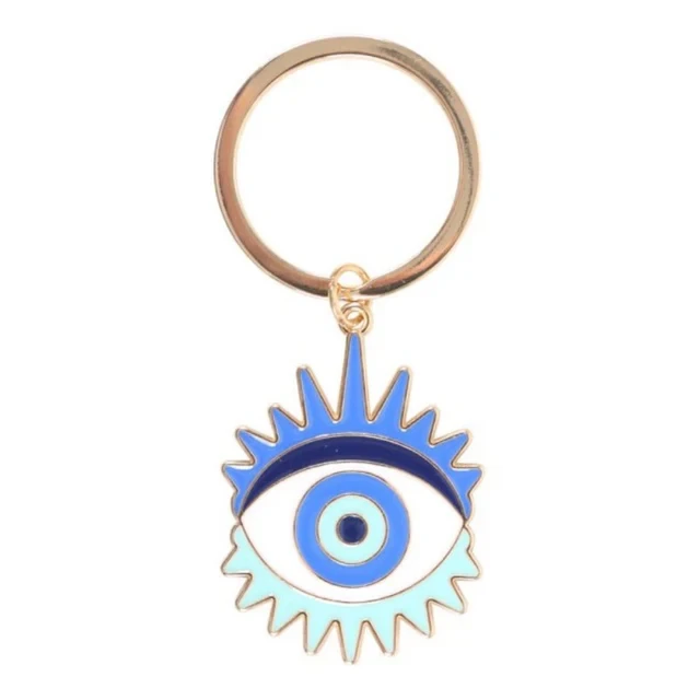 All Seeing Eye Enamel Keyring