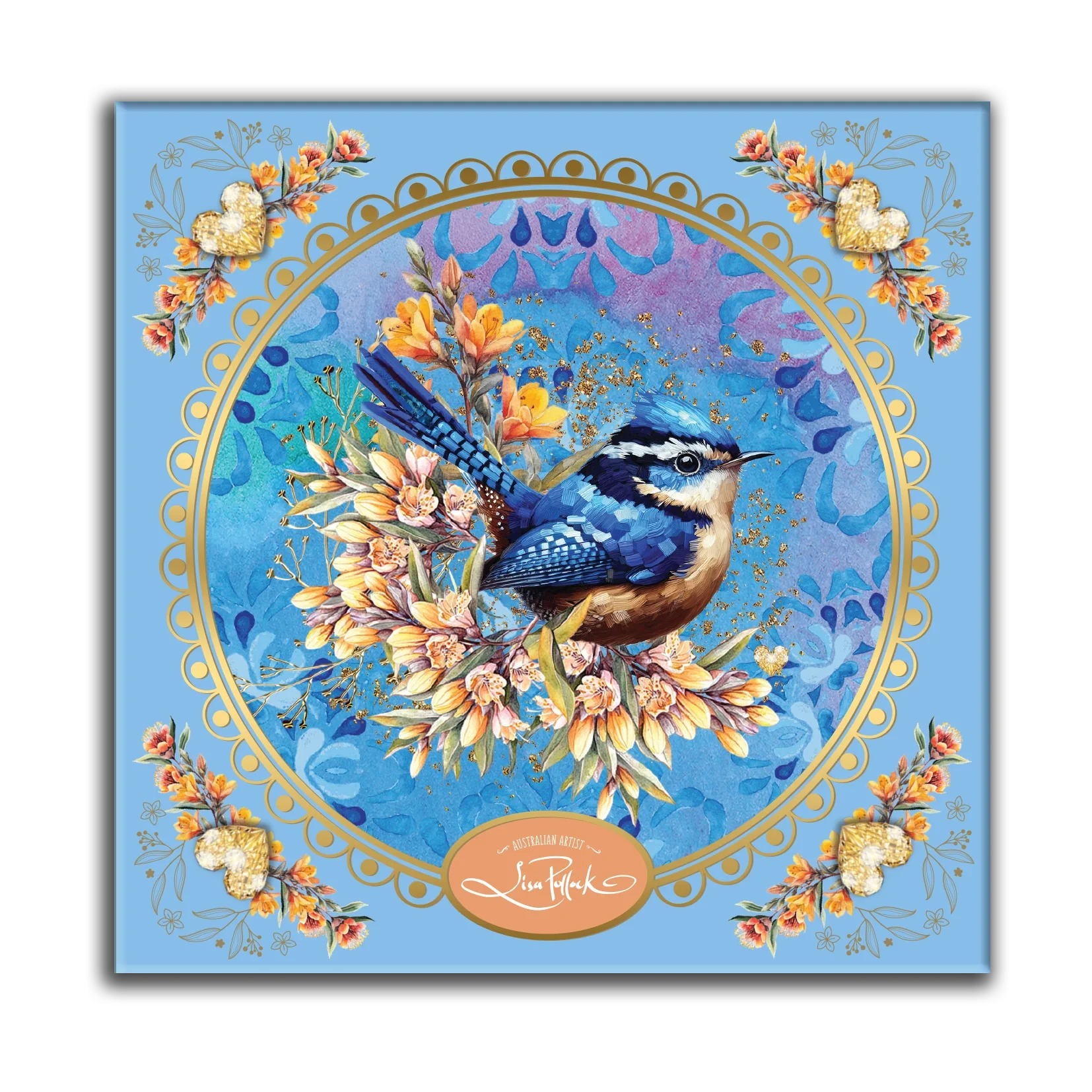 Ceramic Trinket Dish - Royal Wrens