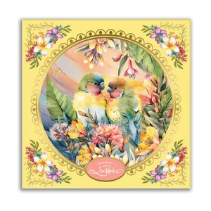 Ceramic Trinket Dish - Paradise Love Birds