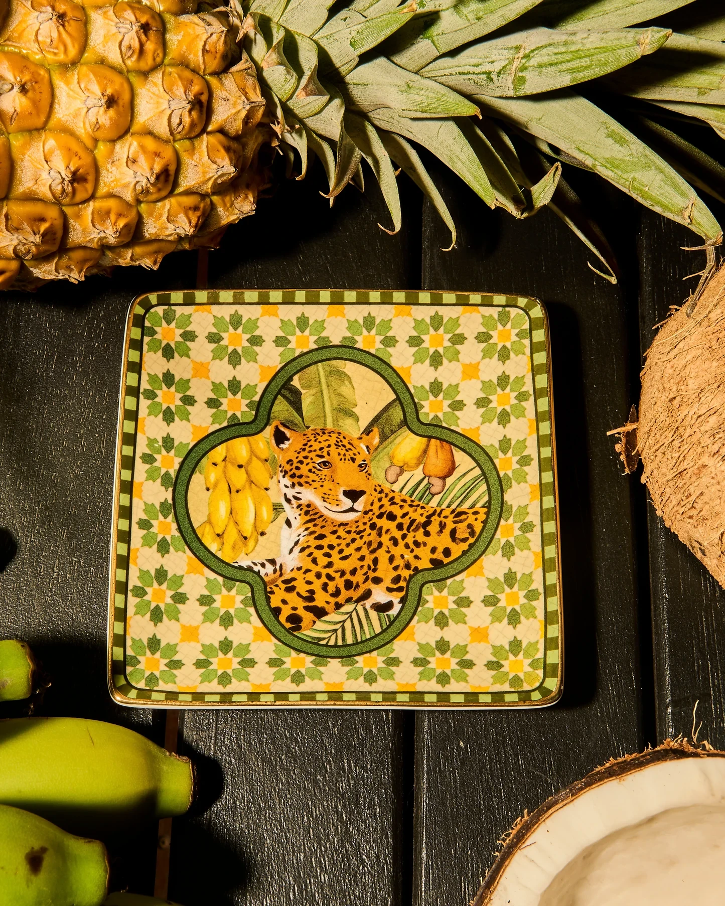 Trinket Tray - Brazilian Summer Jaguar