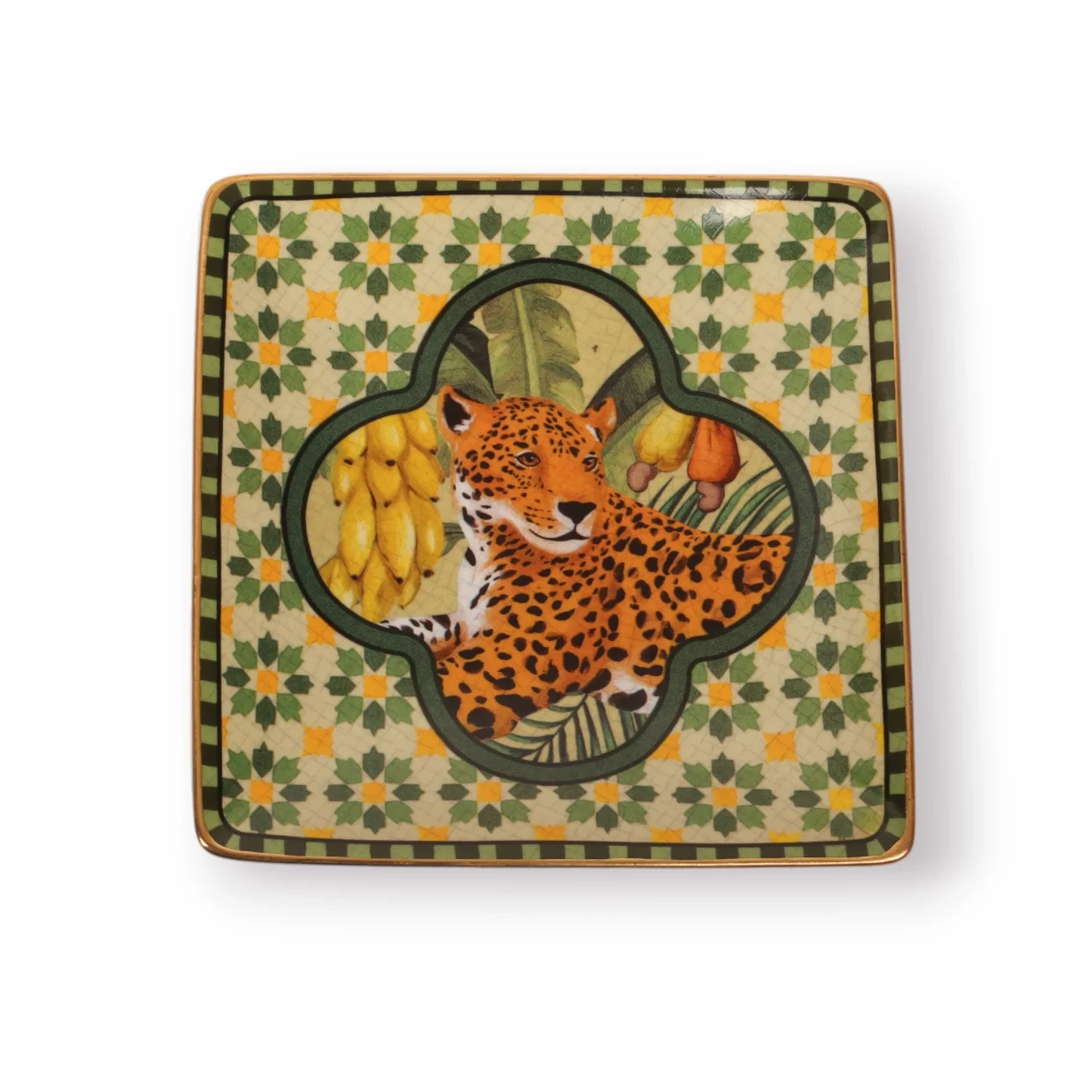 Trinket Tray - Brazilian Summer Jaguar