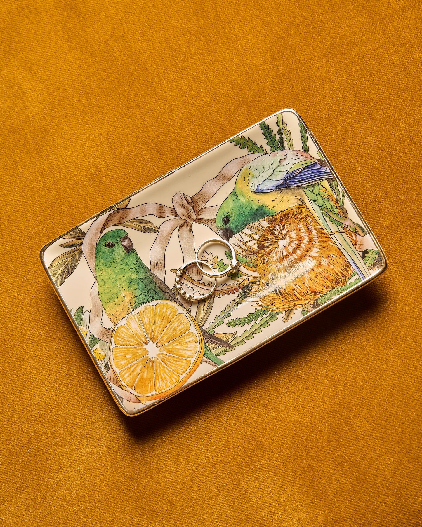 Rectangle Trinket Tray - Golden Hour