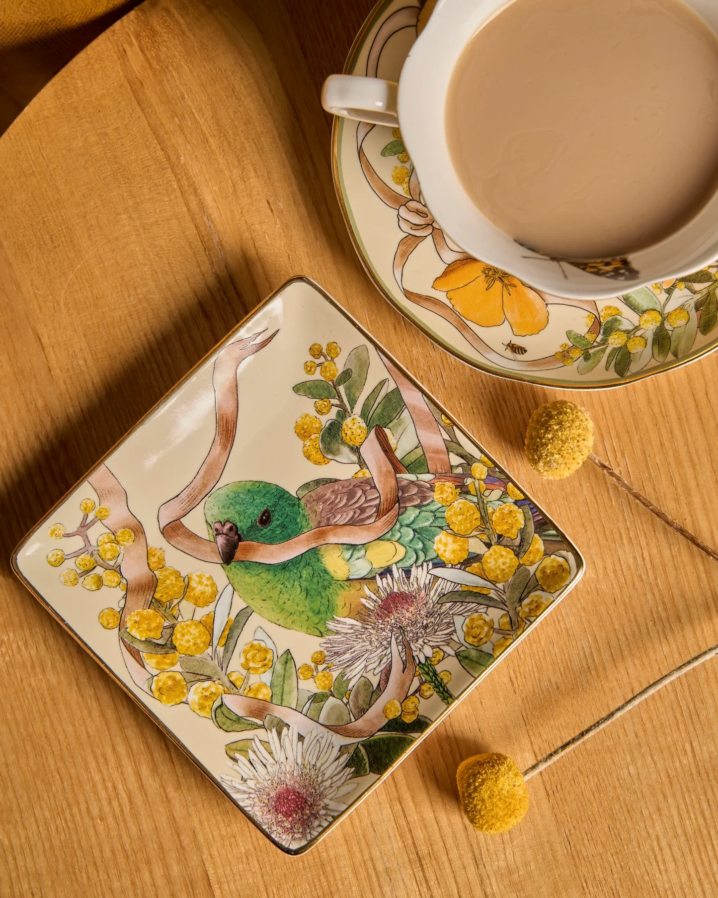 Square Trinket Tray - Golden Hour