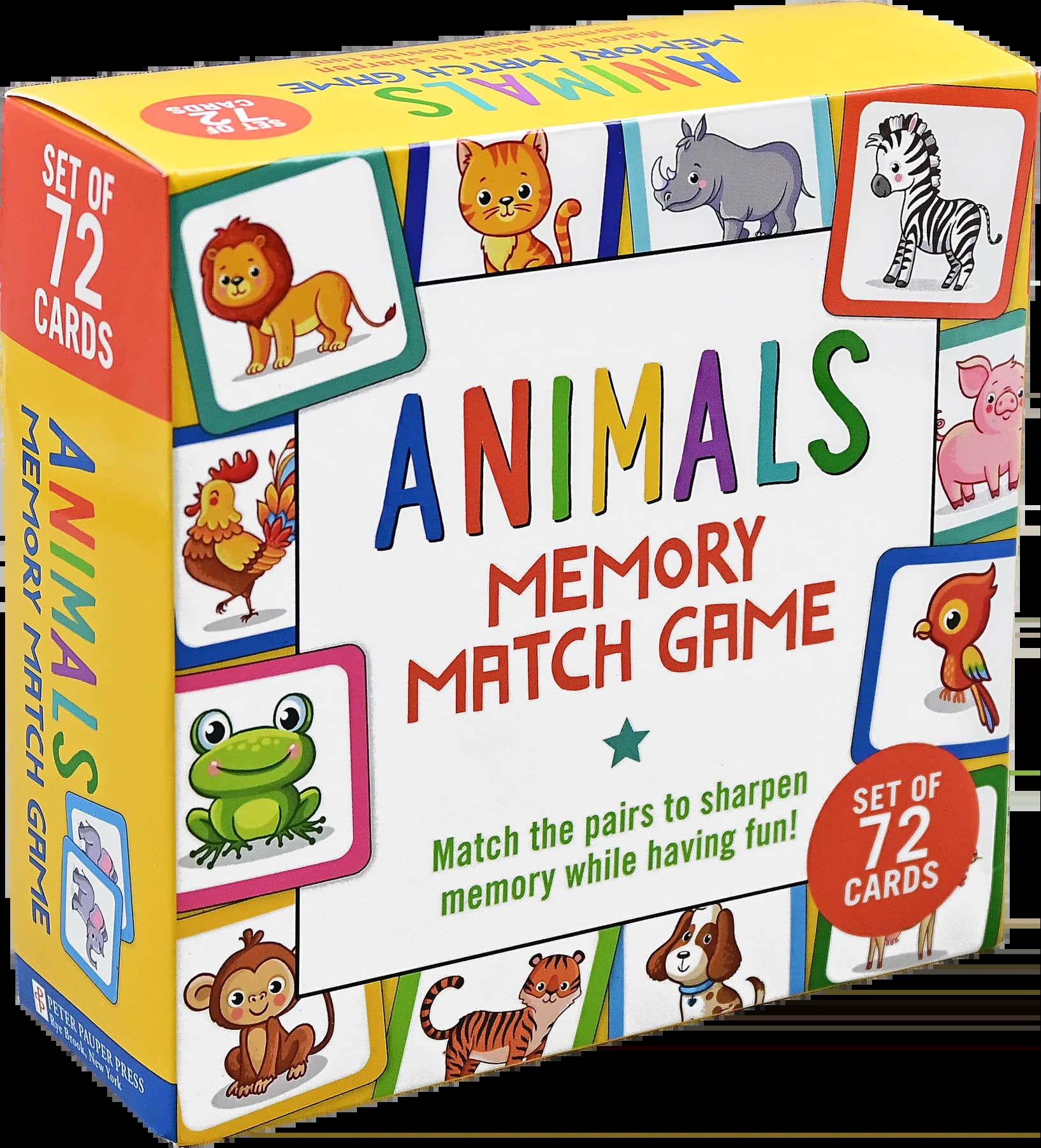 Animals Memory Match Game