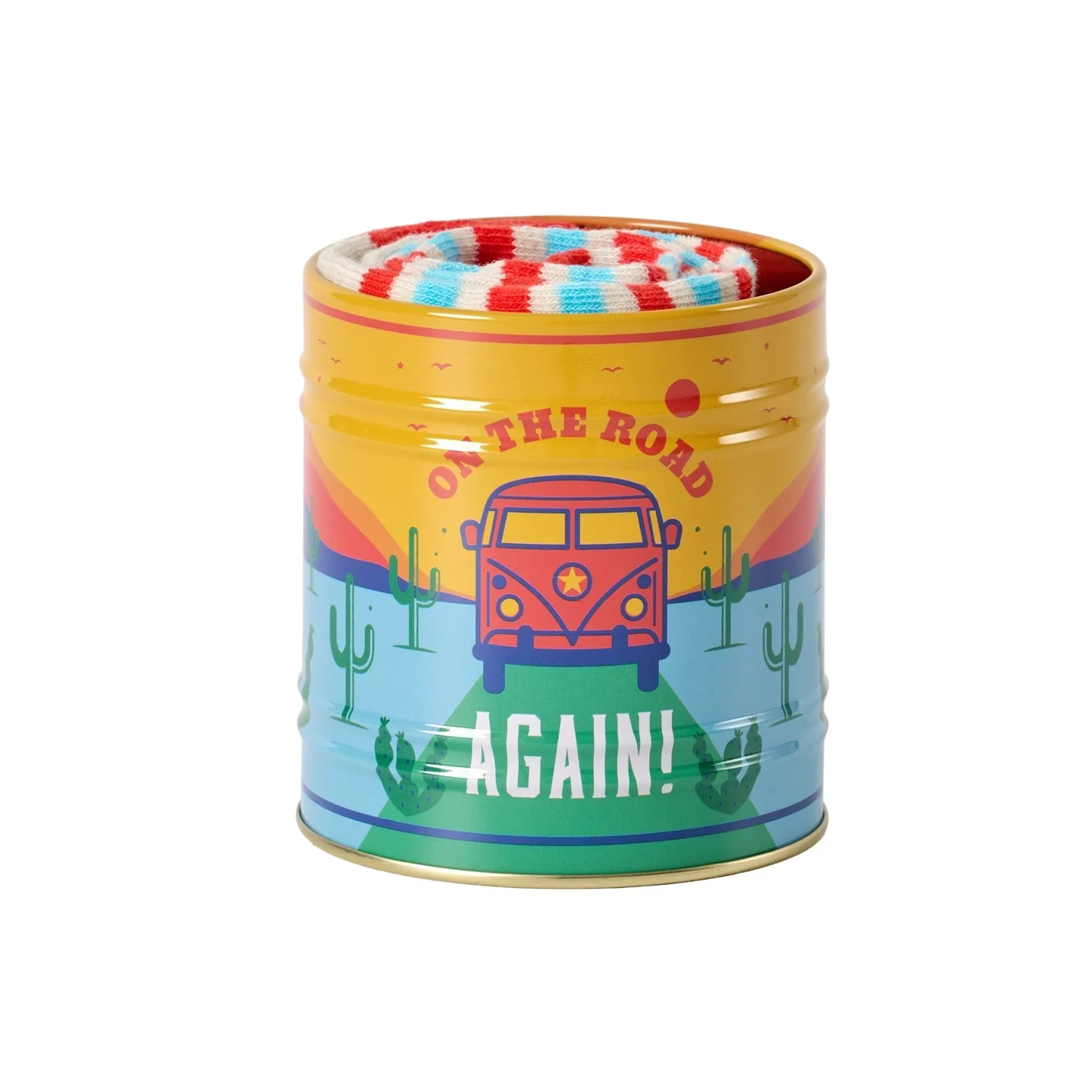 Storage Tin & Sock Set - On The Road Again
