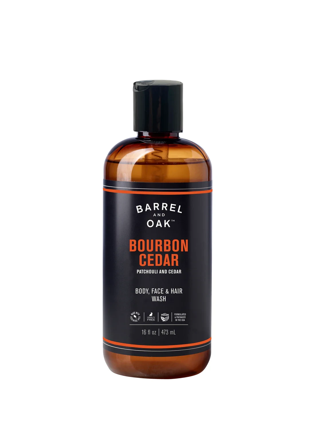 All-in-One Face, Body & Hair Wash - Bourbon & Cedar