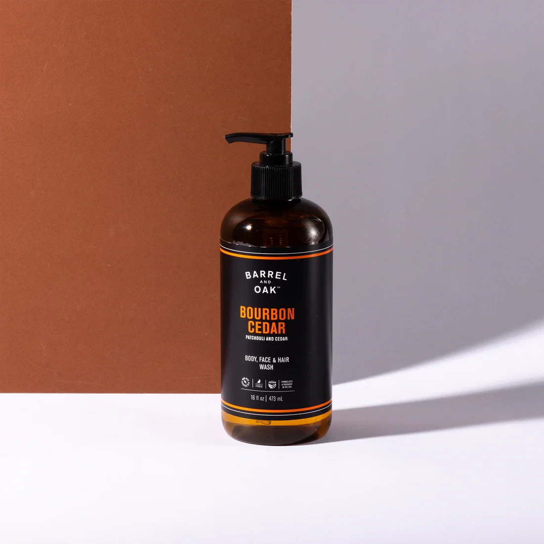 All-in-One Face, Body & Hair Wash - Bourbon & Cedar