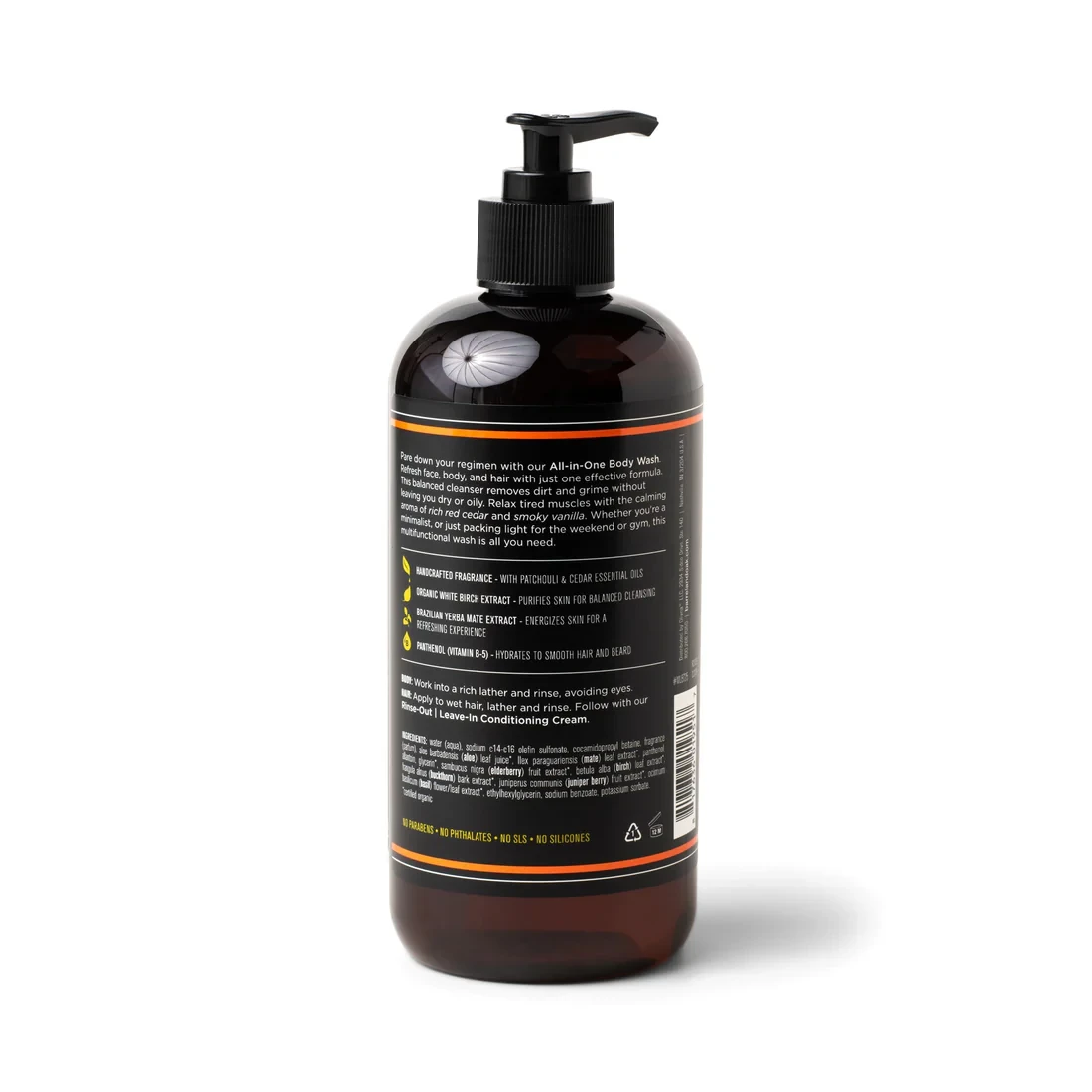 All-in-One Face, Body & Hair Wash - Bourbon & Cedar