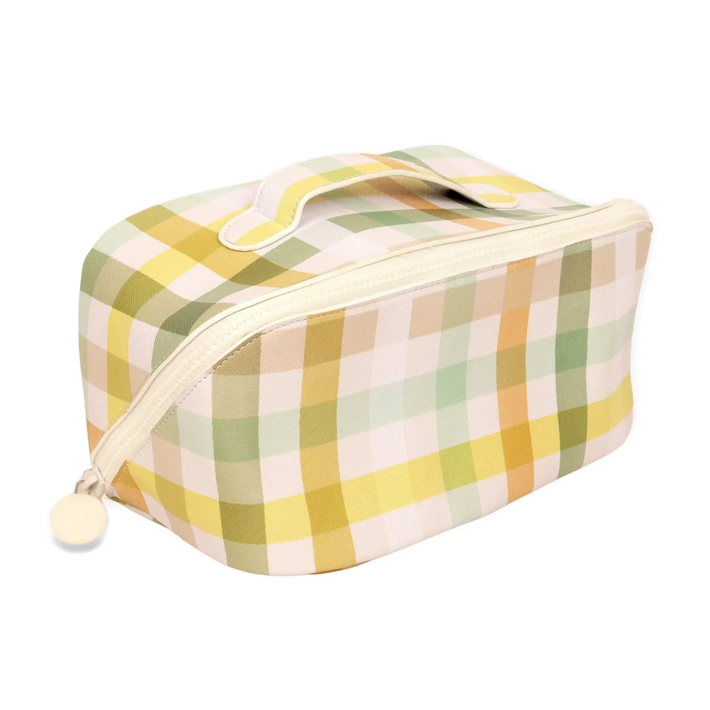 Cosmetic Bag - Golden Hour Checked