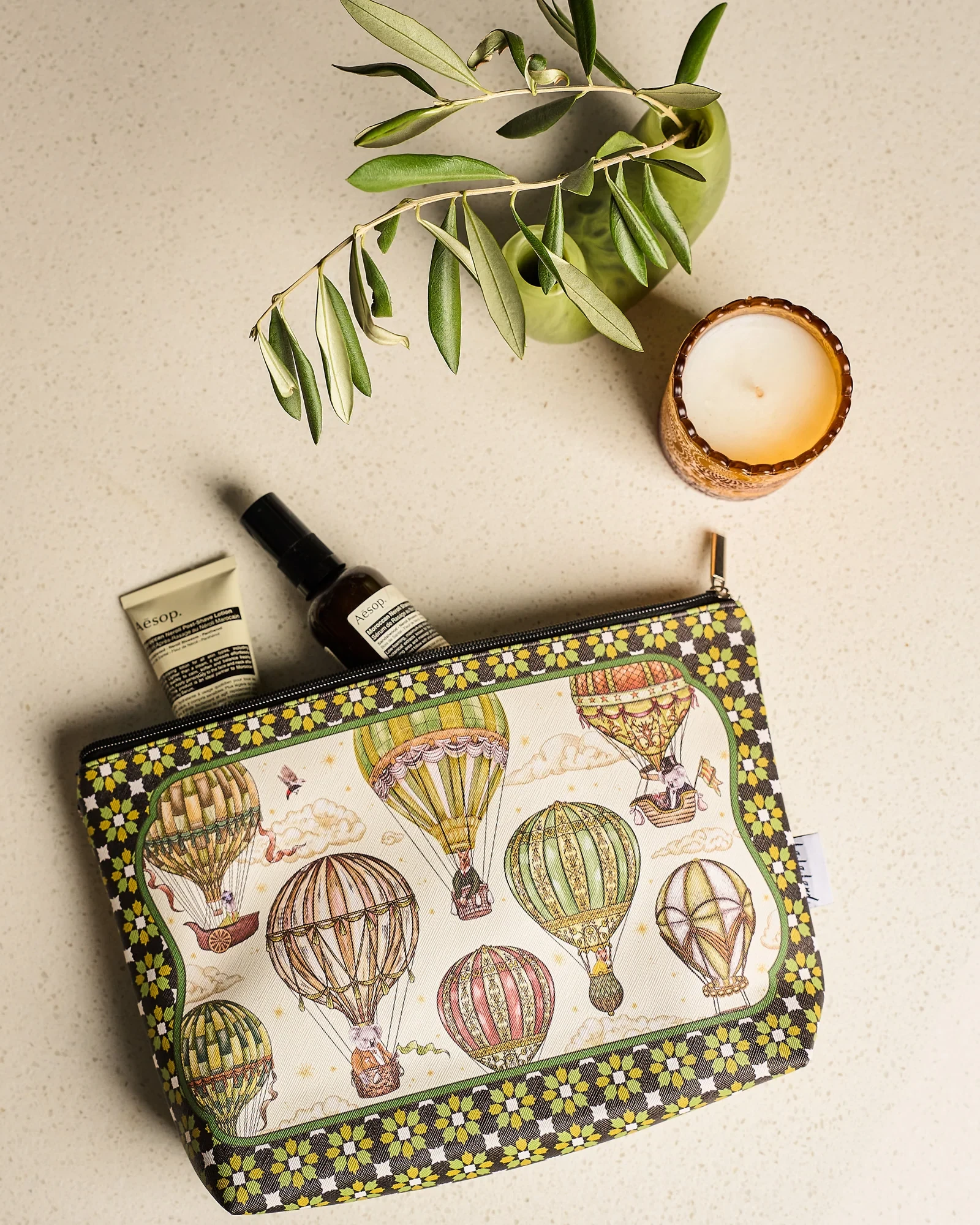 Cosmetic Pouch - Vineyard Visions