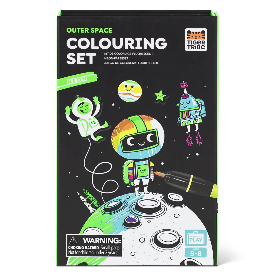 Outer Space Colouring Set