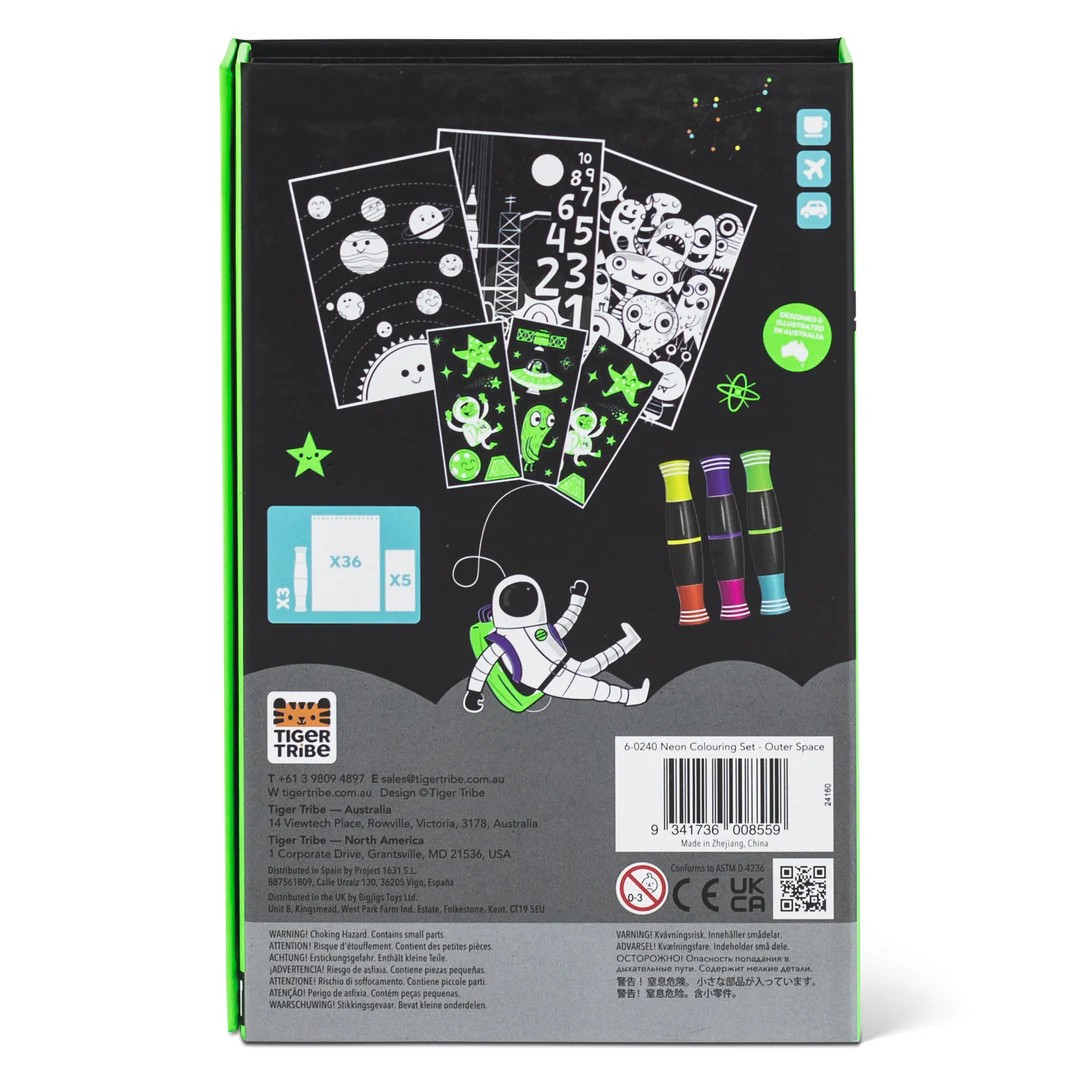 Outer Space Colouring Set