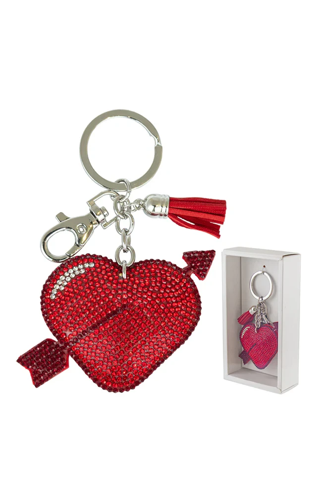Michi Keyring Heart With Arrow