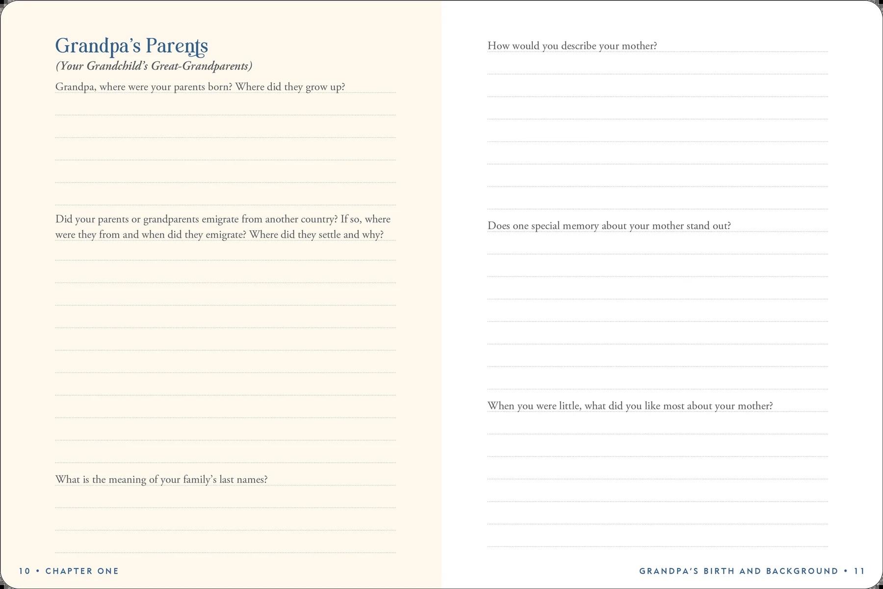 Grandpa's Story Journal