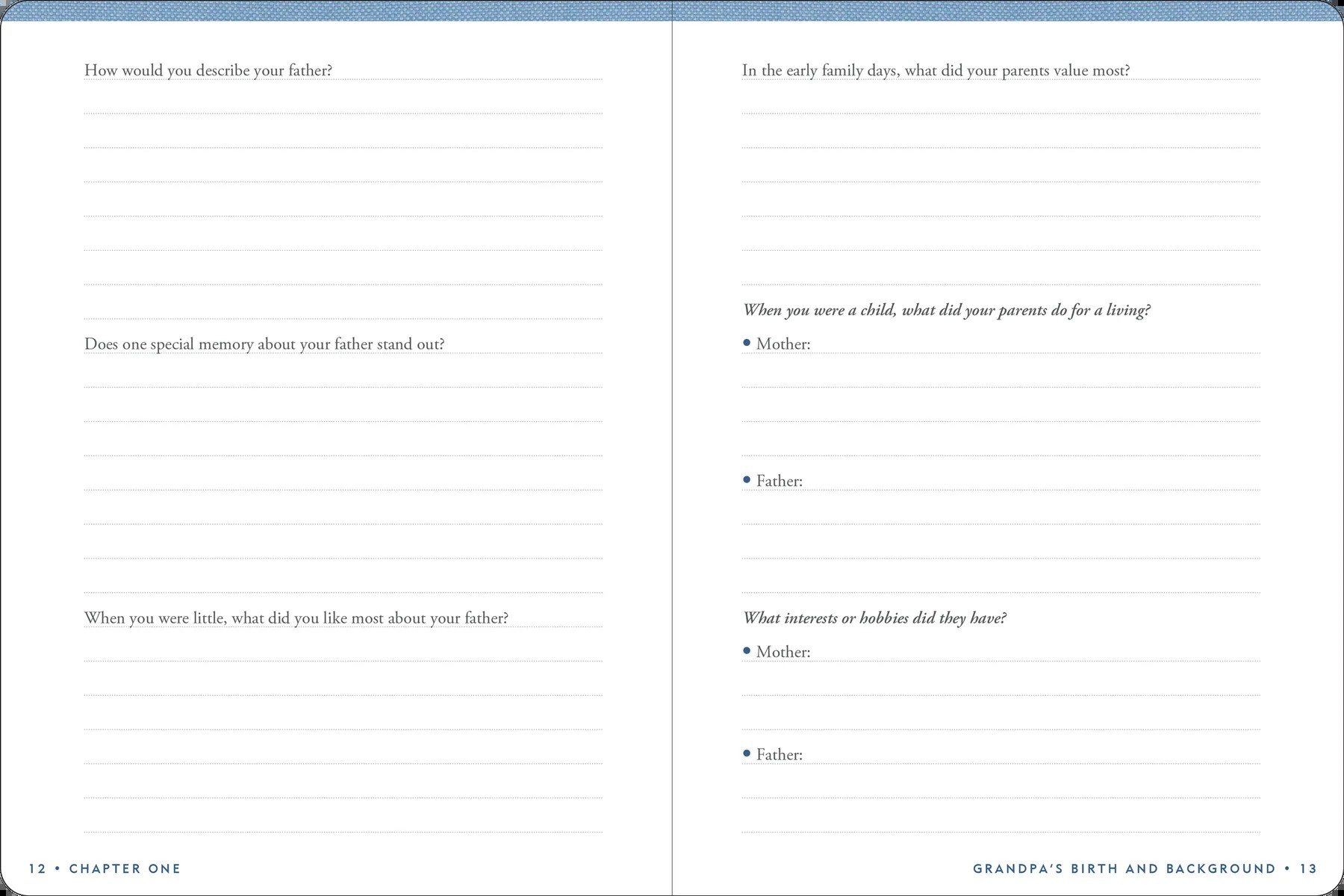 Grandpa's Story Journal