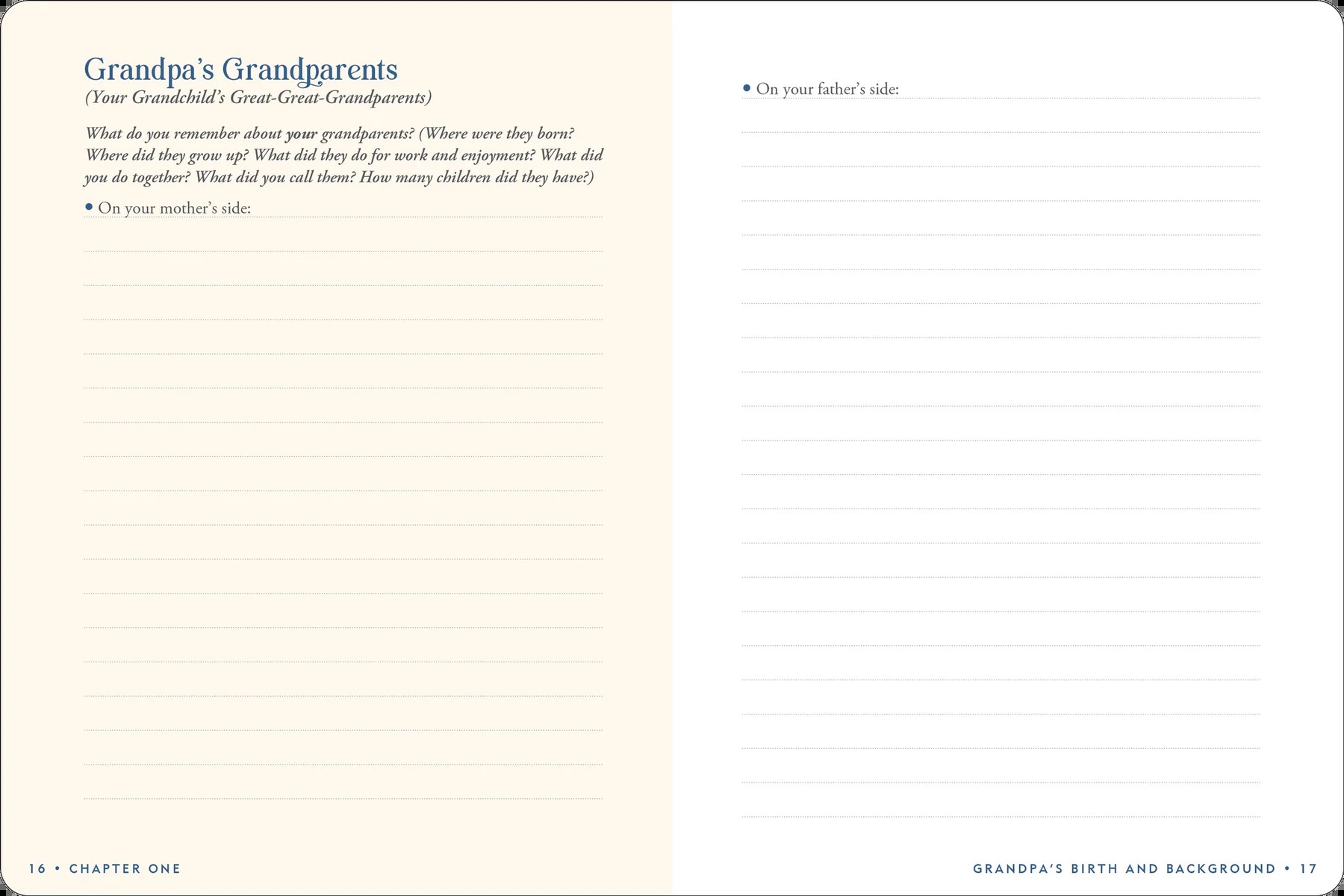 Grandpa's Story Journal