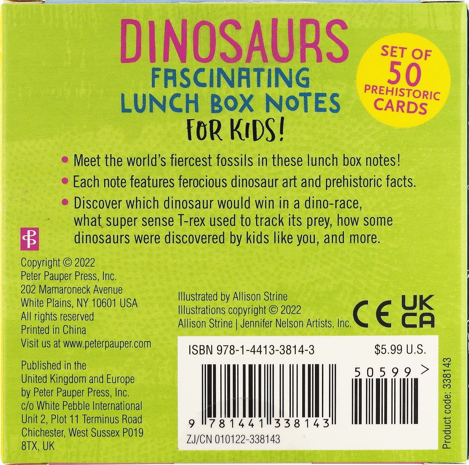 Lunchbox Notes For Kids - Dinosaurs