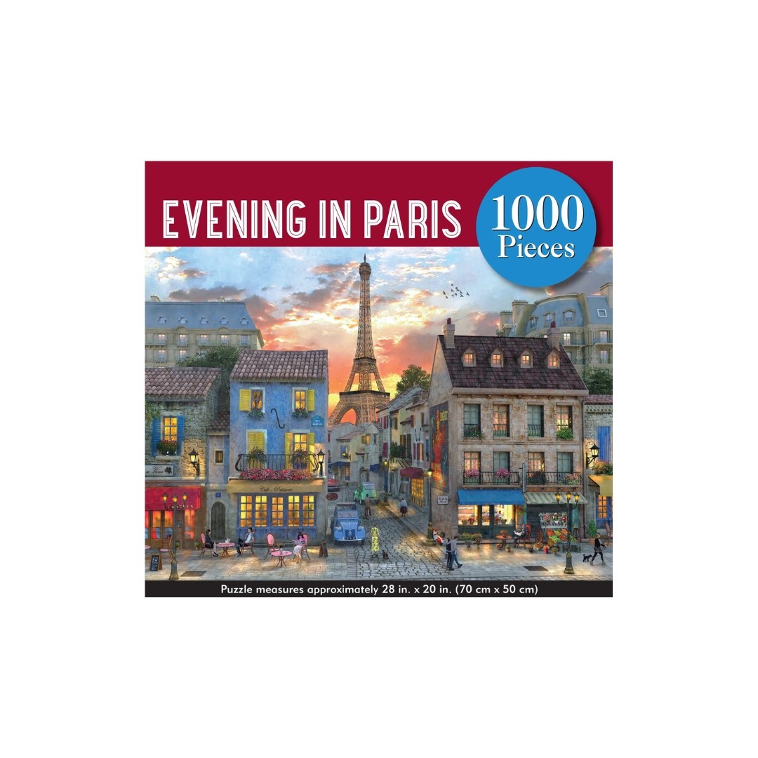 1000 Piece Puzzle - Evening in Paris