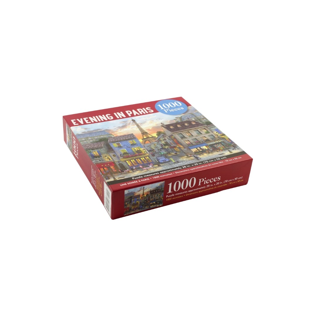 1000 Piece Puzzle - Evening in Paris